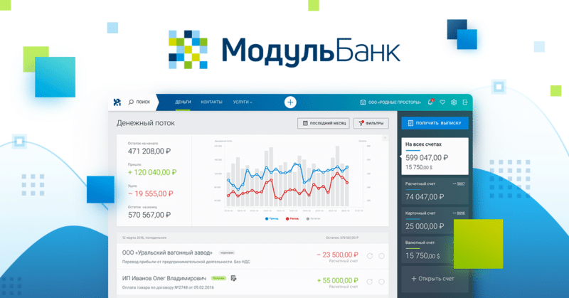 открыть расчетный счет Модульбанк для ООО